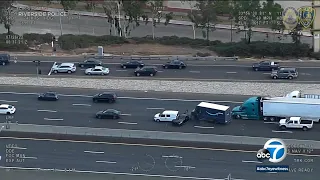 Video: Stolen Amazon truck slams into cars during dangerous SoCal chase | ABC7