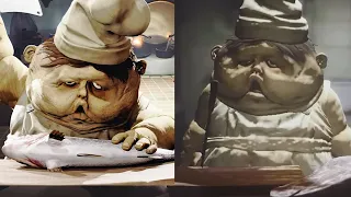 Little Nightmares Mobile VS PC Comparison (All Bosses & Ending)