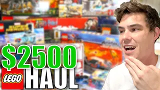 $2500+ LEGO MEGA HAUL! (RARE LEGO Star Wars Sets & More!)