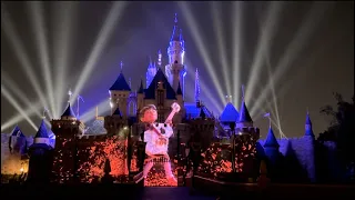 Disneyland Together Forever - A Pixar Nighttime Spectacular with Projection - Viewing at the castle!