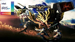 ONEXPLAYER 1S i7 1195G7 | Monster Hunter Rise | High Settings Iris Xe Performance