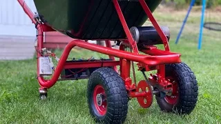 Homemade Electric Wheelbarrow at home