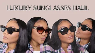 LUXURY SUNGLASSES HAUL $100-$300 | DIOR, FENDI, & GUCCI