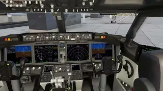 Xplane 12 B737 MAX 8  Stall and Overspeed test