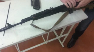 AK-74 disassembly at school