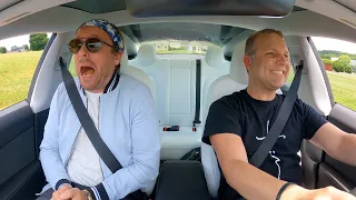 First Time in Tesla Model 3 Performance | Launch Reaction | Cover Your Soda! Hilarious!