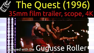 The Quest (1996) 35mm film trailer, scope 4K