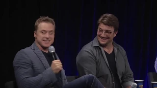 Alan Tudyk, Nathan Fillion and Con Man Cast "Conversations for a Cause" | Nerd HQ 2015