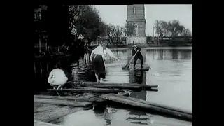 Кусок с прудом из фильма "Закройщик из Торжка" 1925 год.