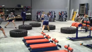 Auburn Softball 9 19 2011 Speed Training and Weight Room.wmv