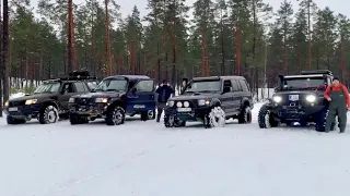 Patrol Y61, Pajero и Rubicon - кого бросили в лесу? Коварный зимний оффроуд | Latvian Offroad