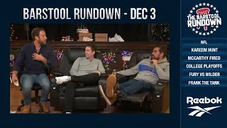 Barstool Rundown - December 3, 2018