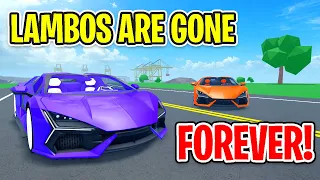 Why LAMBORGHINIS Were Taken Out In Roblox Car Dealership Tycoon.. (GAME RUINED)