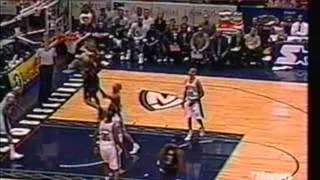 Vince Carter Amazing One Hand Putback Dunk vs Nets (03-04)