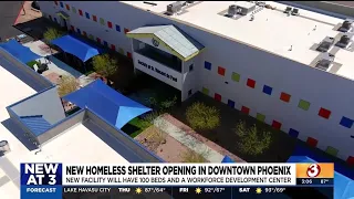 New homeless shelter opening in downtown Phoenix