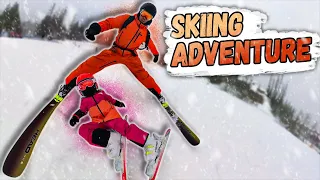 Adventure Skiing With My 4 Year Old | Skills for Life | Daddy Daughter Bond