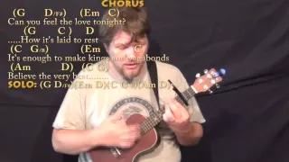 Can You Feel the Love Tonight (Elton John) Ukulele Cover Lesson with Chords/Lyrics - Capo 3rd