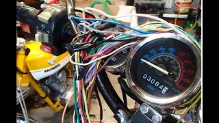 Chinese GY6 scooter rewire for naked bike configuration