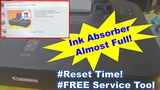 FREE RESETTER!!! FIX UR PRINTER IN 5 MINUTES ONLY! Canon iP2770 Ink Absorber Almost Full