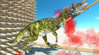 Ballista Shot at the Spike Wall - Animal Revolt Battle Simulator