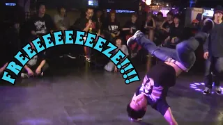 図らずも二度見してしまうガチ止まりフリーズ | BBOY AMAZING FREEZE #shorts #everyday1dopeset