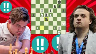 2910 Elo chess game | Hans Niemann vs Magnus Carlsen