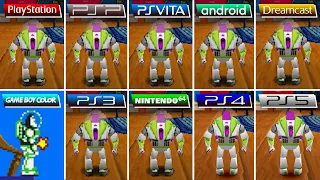 Toy Story 2 (1999) PS1 vs PSP vs Vita vs Android vs Dreamcast vs GBC vs PS3 vs N64 vs PS4 vs PS5