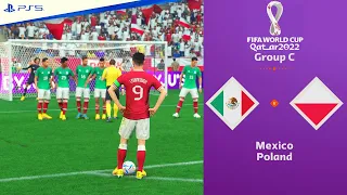 FIFA 23 - Mexico vs. Poland - FIFA World Cup 2022 Group Stage Match | 4K