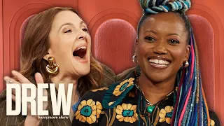 Erika Alexander Reacts to Queen Latifah's Rapid Fire Questions | The Drew Barrymore Show