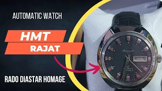 How to buy HMT Watch from Amazon. HMT Rajat Automatic Watch. Rado Diastar Homage Watch.