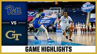 Pitt vs. Georgia Tech Game Highlights | 2024 Ally ACC Women's Basketball Tournament