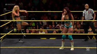 Peyton Royce  Spinning Heel Kick on Carmella