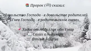 "Облегчайте и не усложняйте, радуйте и не огорчайте" . ©️ Пророк Мухаммад (ﷺ)