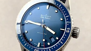 Blancpain Fifty Fathoms Bathyscaphe 5000-0240-NAOA Blancpain Watch Review