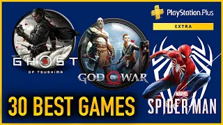 30 BEST PS PLUS EXTRA GAMES!!! PlayStation Plus Extra 2022