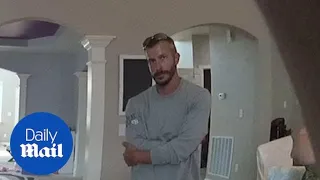 Police interview Chris Watts after he murdered his family