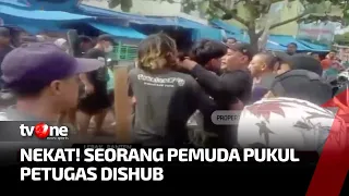 Niat Amankan Pelaku Pencuri dari Amuk Masa, Petugas Dishub Terlibat Adu Jotos | AKIP tvOne