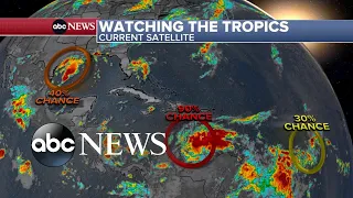 Developing tropical systems targeting Caribbean, Central America and Texas coast