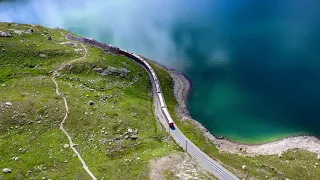 glacier express switzerland I Switzerland in 4K I Zermatt I St. Moritz-Swiss Alps l Drone shot