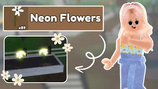 Getting *NEON FLOWERS* By Planting Flower Seeds! How Many Can I Get? 🌸 | Wild Horse Islands