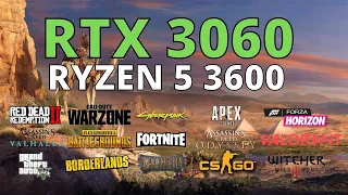 RYZEN 5 3600 RTX 3060 12GB | TEST IN 25 GAMES | 1080p 1440p