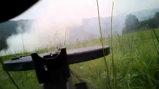 Kalinov 1944/2014 reenactment battle with DP-27 DP-28 headcam