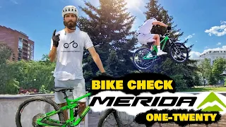 Bike Chek Merida one-twenty. БАННИХОП через пропасть!!!!