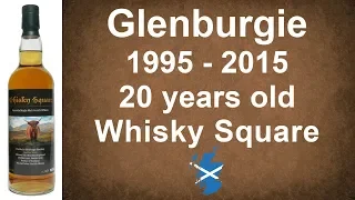 Glenburgie 1995 / 2015 Whisky Square 20 Years Old Single Cask Scotch Review #294 from WhiskyJason