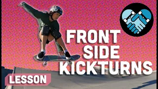 How to Frontside Kickturn. Learn Kickturns, Pumping, Carving, Bowl Skating, Fly outs, Grabs