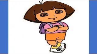 How to draw Dora /Easy Drawing