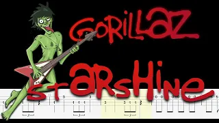 Gorillaz - Starshine (Bass Tabs) By @ChamisBass  #chamisbass  #gorillazbass