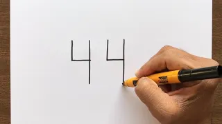 How to Draw Taj Mahal Picture from number 44 | Very Easy Drawing