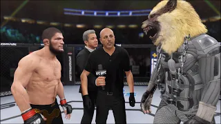 Khabib vs. Wolf Thorn - EA Sports UFC 4 - Eagle Fights ☝️🦅