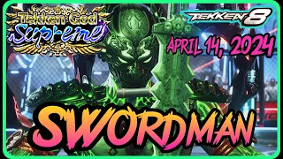 Tekken 8 ▰ (Swordman) YOSHIMITSU Tekken 8 God Supreme Ranked Matches April 14, 2024